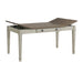 Farmington Rectangular Dining Table in Medium Brown and Washed Stone - Sweet Furniture (Columbus, Ohio)