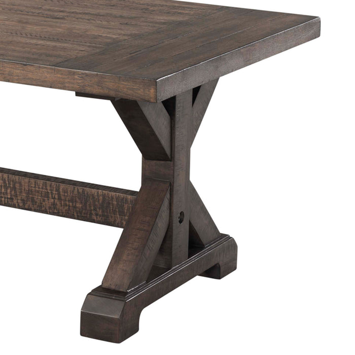 Finn Trestle Base Coffee Table - Sweet Furniture (Columbus, Ohio)