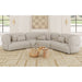 Four Seasons Sectional Set in Woolen Camel with 6 Pillows - Sweet Furniture (Columbus, Ohio)