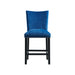 Francesca Counter Dining Blue Counter Velvet Side Chair (2 Per Pack) - Sweet Furniture (Columbus, Ohio)