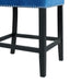 Francesca Counter Dining Blue Counter Velvet Side Chair (2 Per Pack) - Sweet Furniture (Columbus, Ohio)