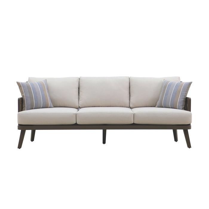 Genova Patio Sofa W/Two Accent Pillows