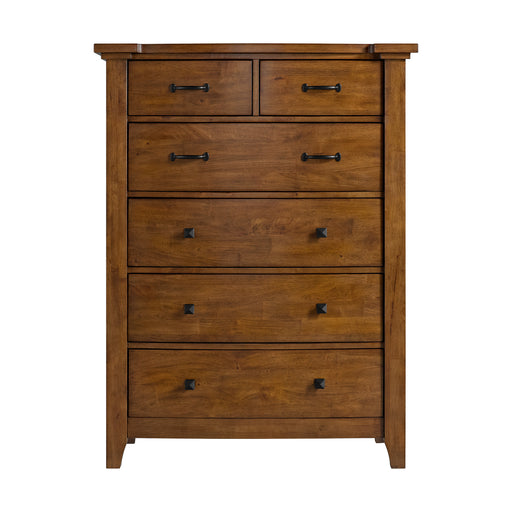 Gage 6-Drawer Chest in Chestnut - Sweet Furniture (Columbus, Ohio)