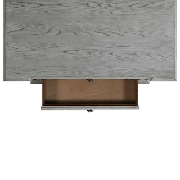 Glenmore 5-Drawer Chest in Aged Grey - Sweet Furniture (Columbus, Ohio)