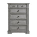 Glenmore 5-Drawer Chest in Aged Grey - Sweet Furniture (Columbus, Ohio)