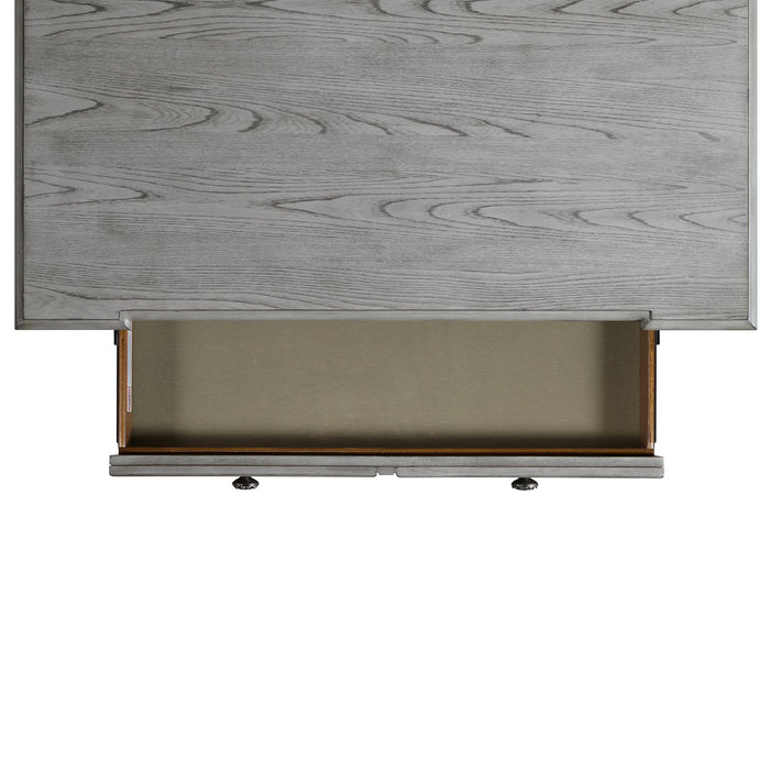 Glenmore 5-Drawer Chest in Aged Grey - Sweet Furniture (Columbus, Ohio)