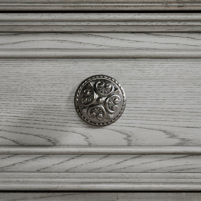 Glenmore Dresser and Mirror Set in Aged Grey - Sweet Furniture (Columbus, Ohio)