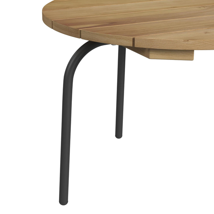 Grace Outdoor Seating 4PC Set - Black, Natural and Olefin Beige