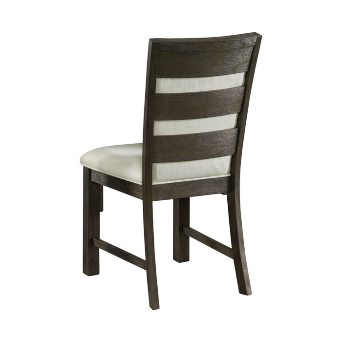 Grady 6PC Dining Set (72" Table + 4 Chairs + Bench) in Brown