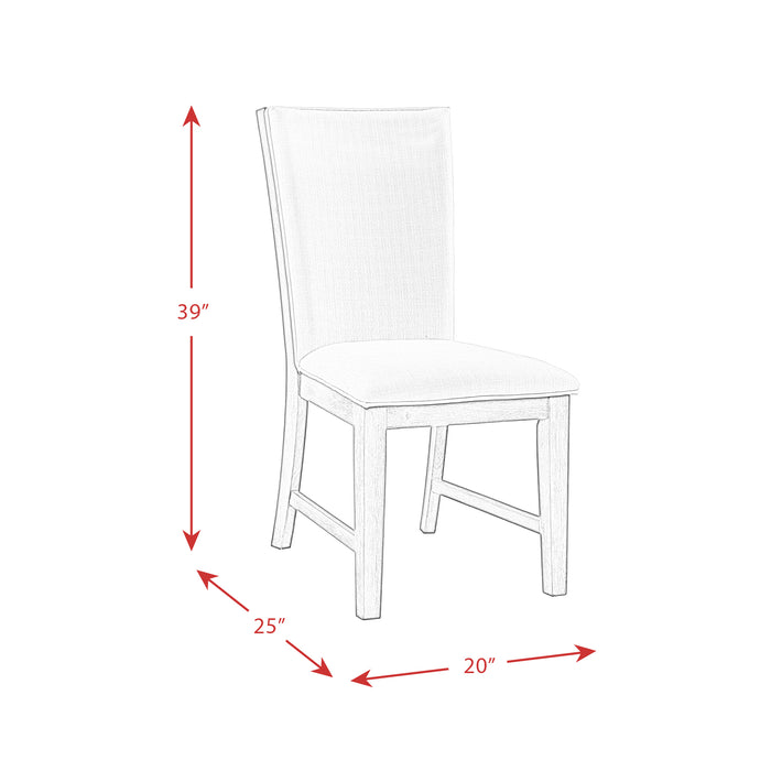 Grady Fabric Back Side Chair (2 Per Pack) - Sweet Furniture (Columbus, Ohio)