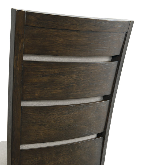 Grady 7PC Dining Set-Table & Six Slat Back Chairs