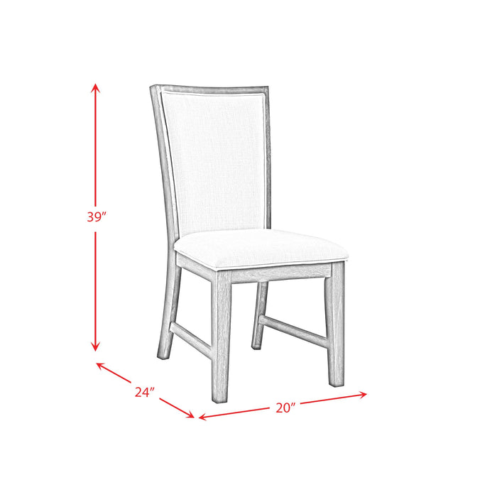 Grady Dining Slat Back Side Chair Black (2 Per Pack)