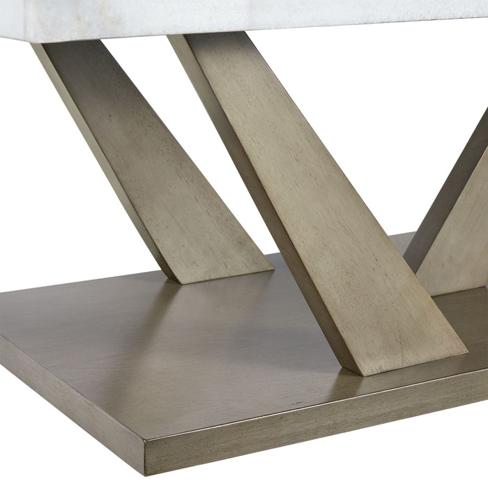 Greta Rectangular Coffee Table in grey
