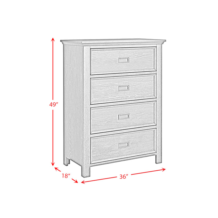 Hampton Kids Over Bunk with Ladder Bedroom Set