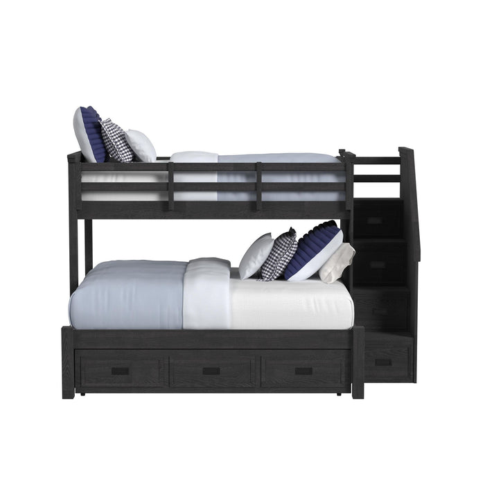 Hampton Kids Over Bunk with Staircase and Trundle