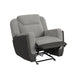 Hornet Motion Glider Recliner in Rancho Grey - Sweet Furniture (Columbus, Ohio)