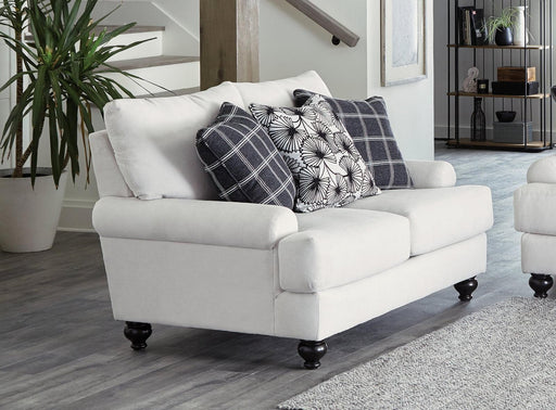 Jackson Cumberland Loveseat in Ecru/Black 3245-02 image