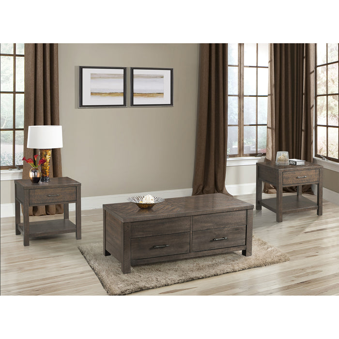 Jax 3PC Occasional Table Set-Lift Top Coffee & Two End Tables
