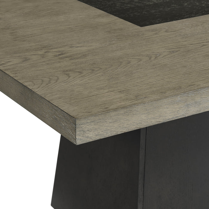 Jemma Coffee Table in Grey and Dark Espresso