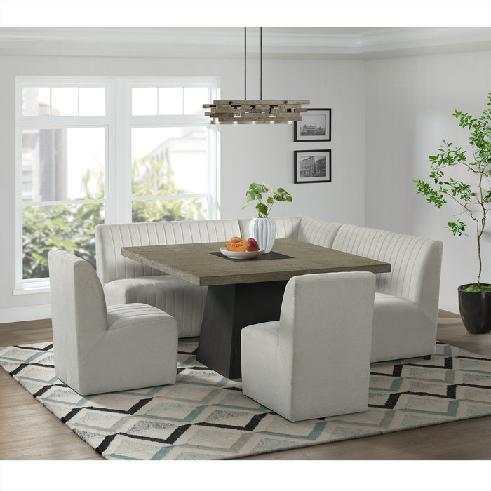 Jemma Upholstered Side Chair in Beige Linen (2 Per Carton) - Sweet Furniture (Columbus, Ohio)