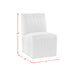 Jemma Upholstered Side Chair in Beige Linen (2 Per Carton) - Sweet Furniture (Columbus, Ohio)