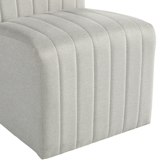 Jemma Upholstered Side Chair in Beige Linen (2 Per Carton) - Sweet Furniture (Columbus, Ohio)