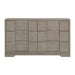 Kelis 6-Drawer Dresser in Grey - Sweet Furniture (Columbus, Ohio)