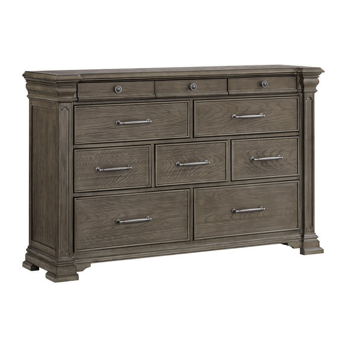 Kings Court 10-Drawer Dresser in Grey - Sweet Furniture (Columbus, Ohio)