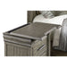 Kings Court 3-Drawer Nightstand (Sliding Top) in Grey - Sweet Furniture (Columbus, Ohio)