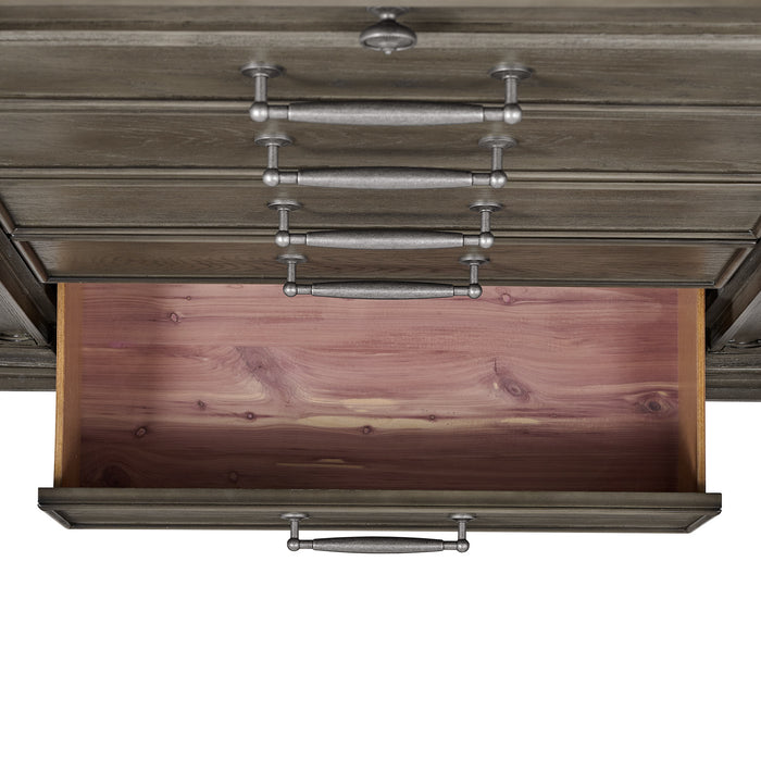 Kings Court 6-Drawer Chest in Grey - Sweet Furniture (Columbus, Ohio)