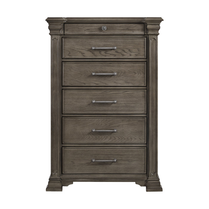 Kings Court 6-Drawer Chest in Grey - Sweet Furniture (Columbus, Ohio)