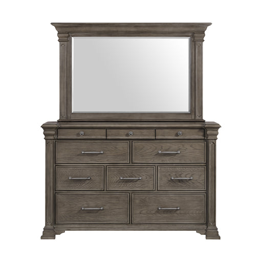 Kings Court Dresser & Mirror in Grey - Sweet Furniture (Columbus, Ohio)