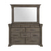 Kings Court Dresser & Mirror in Grey - Sweet Furniture (Columbus, Ohio)