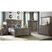 Kings Court 1 Door and 7-Drawer Chest in Grey - Sweet Furniture (Columbus, Ohio)