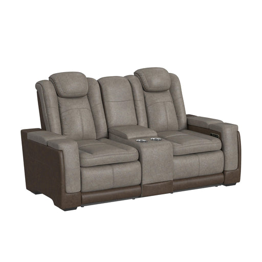 Lantana 3PC Living Room Set in Rocky Grey/Brown-Sofa, Loveseat & Recliner - Sweet Furniture (Columbus, Ohio)