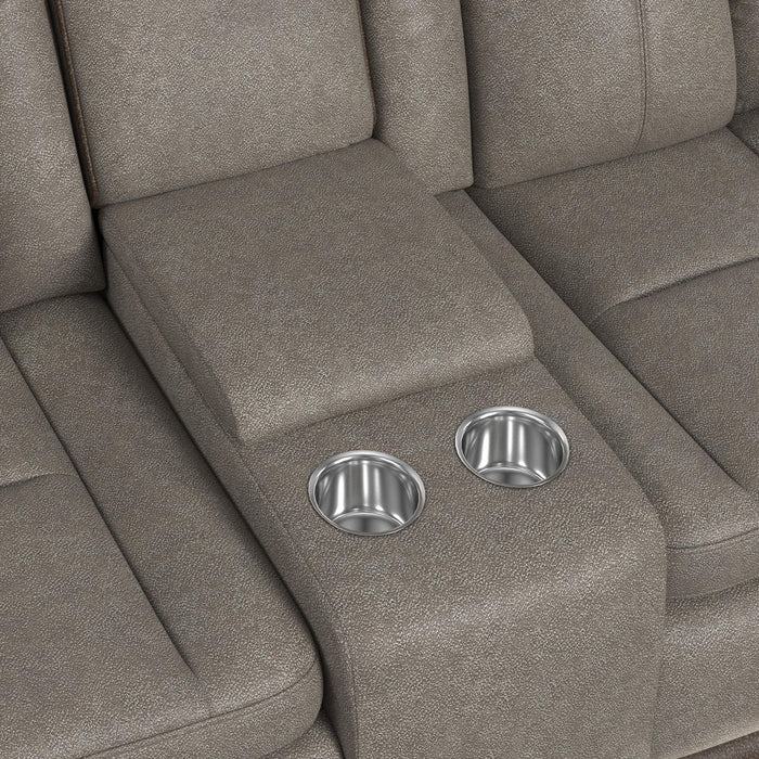 Lantana 2PC Living Room Set in Rocky Grey/Brown-Sofa & Loveseat - Sweet Furniture (Columbus, Ohio)