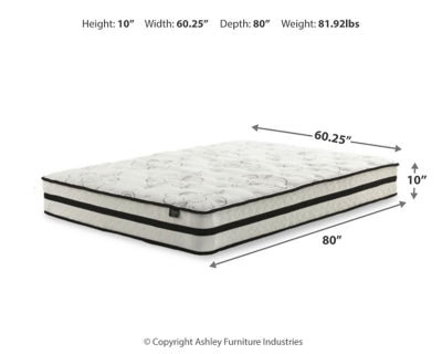 Chime 10 Inch Hybrid Mattress in a Box - Sweet Furniture (Columbus, Ohio)