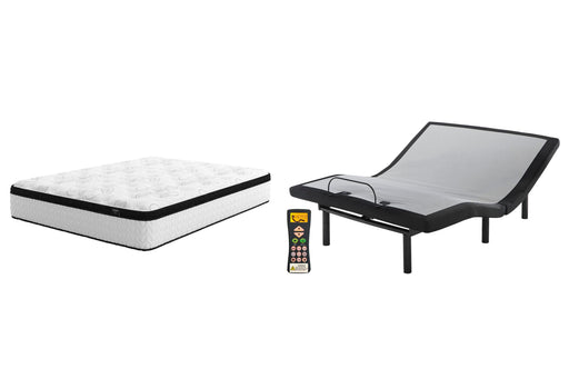 Chime 12 Inch California King Hybrid Mattress Package - Sweet Furniture (Columbus, Ohio)