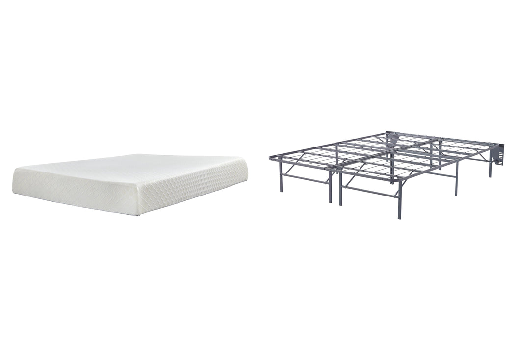 10 Inch Chime Memory Foam Mattress Set - Sweet Furniture (Columbus, Ohio)