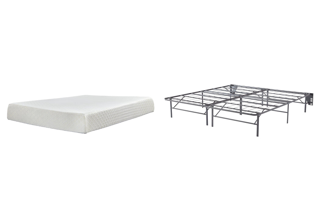 10 Inch Chime Memory Foam Mattress Set - Sweet Furniture (Columbus, Ohio)