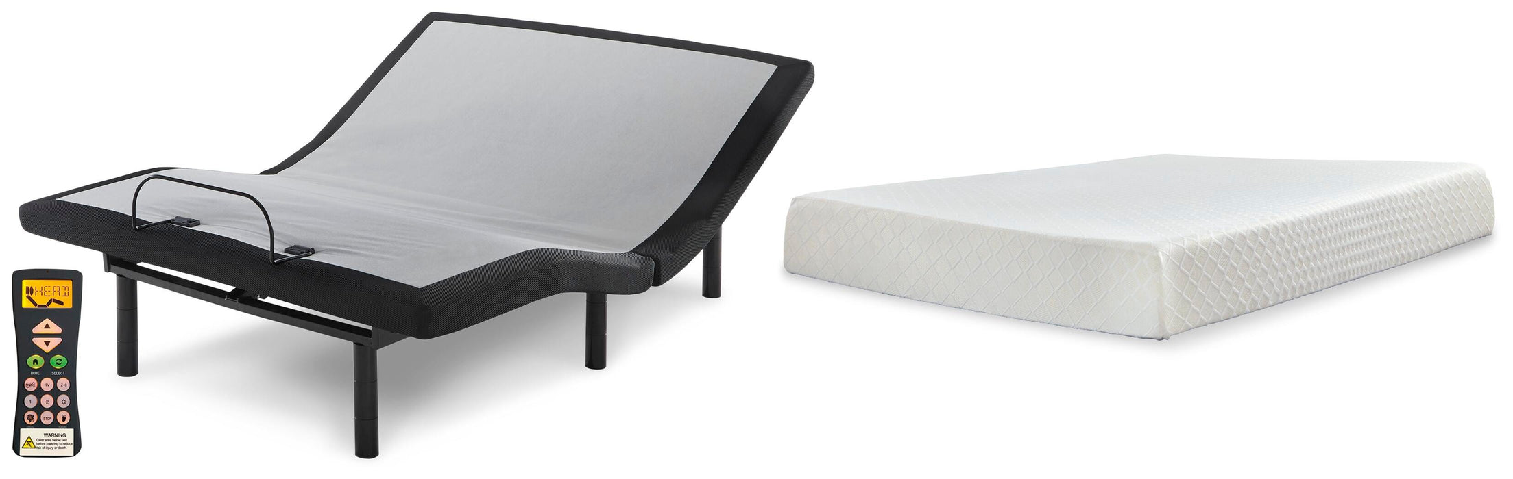 10 Inch Chime Memory Foam Mattress Set - Sweet Furniture (Columbus, Ohio)