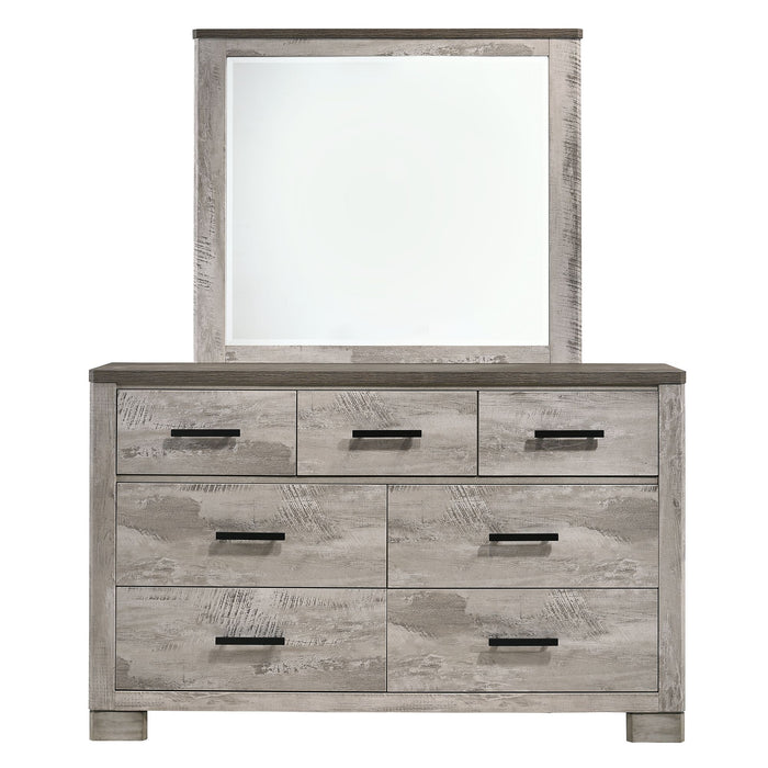 Millers Cove 7-Drawer Dresser with Mirror - Sweet Furniture (Columbus, Ohio)