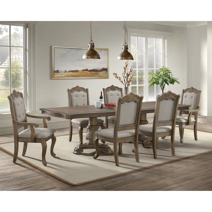 Madison Park Standard Height Dining Set in Walnut-Table and Four Chairs - Sweet Furniture (Columbus, Ohio)