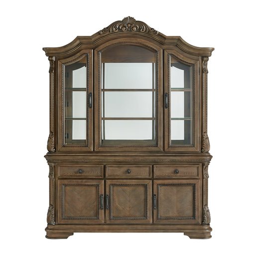 Madison Park Hutch with LED in Walnut - Sweet Furniture (Columbus, Ohio)