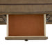 Madison Park Server and Hutch with LED in Walnut - Sweet Furniture (Columbus, Ohio)