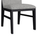 Marlene Standard Height Dining Set in Black-Table and Four Chairs - Sweet Furniture (Columbus, Ohio)