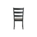 Martin Dining Side Chair with Grey Fabric - Black Finish (2 Per Carton) - Sweet Furniture (Columbus, Ohio)
