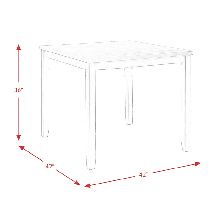 Martin 5 Pc Counter Set (Black Base) - Sweet Furniture (Columbus, Ohio)