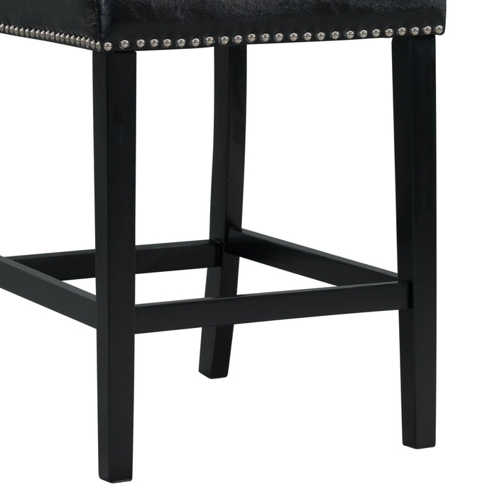 Meridian Counter Side Chair Black (2 Per Pack) - Sweet Furniture (Columbus, Ohio)