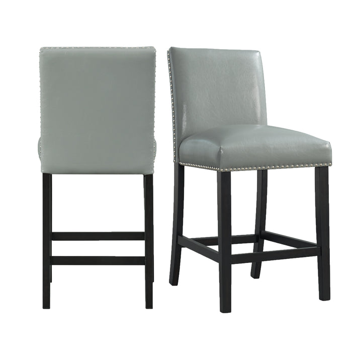 Meridian Counter Side Chair Grey (2 Per Pack) - Sweet Furniture (Columbus, Ohio)